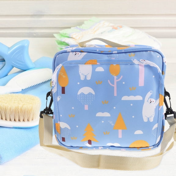 FOMIYES Cross Body Diaper Tote Assorted Color Lightweight Fabric Spacious Organizer