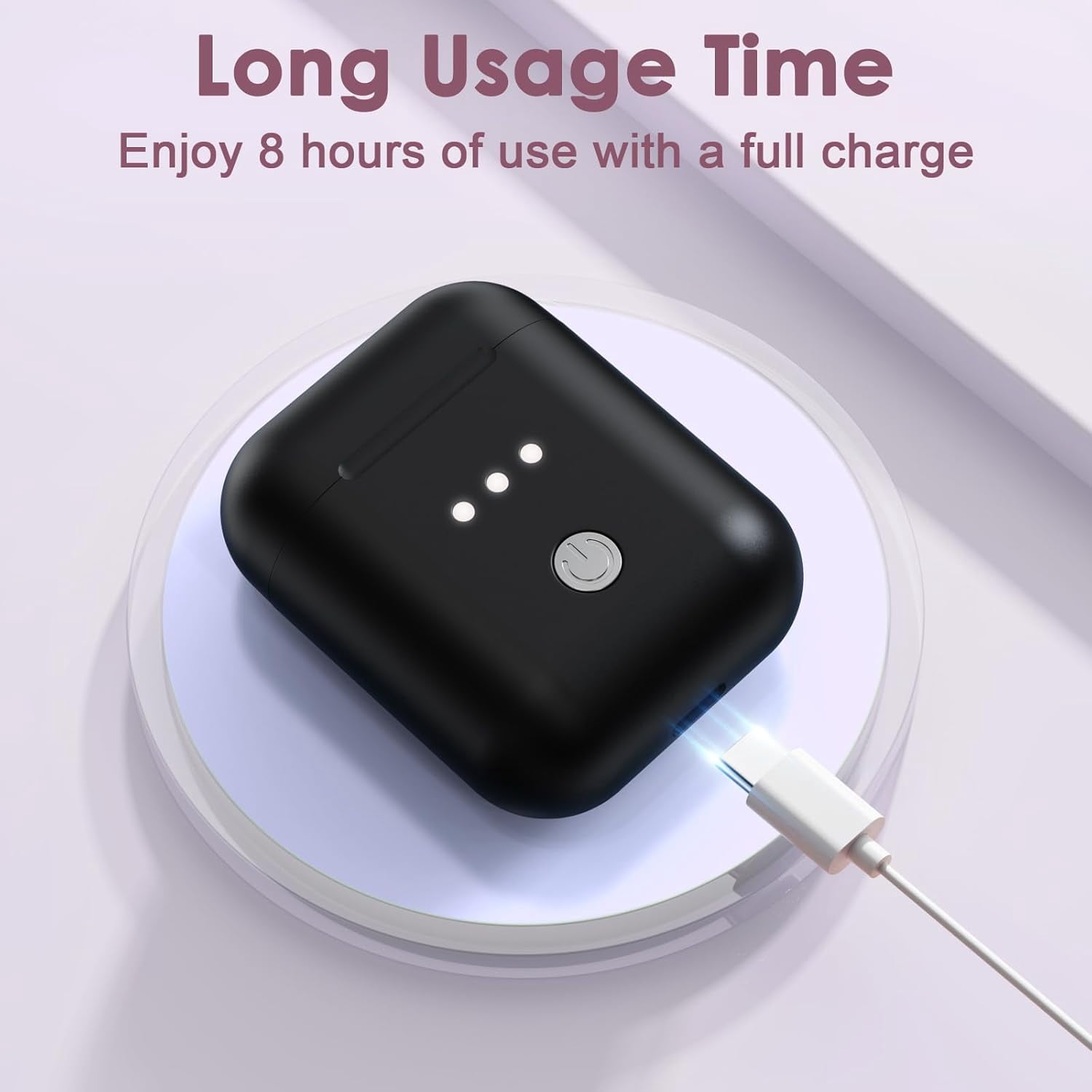 Microcurrent Facial Device, Mini Microcurrent Face Lift Device for Face Lifting and Facial Sculpting, Portable Facial Roller Massager Tool for Man and Woman, Black