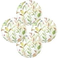 thumbnail image 2 of GZHJMY Mushroom Leaves Round Placemats Non-Slip Heat Resistant Placemat for Dining Table Kichen Party Table Diameter Decor 15.4 inch Set of 4 Table Mat, 2 of 7
