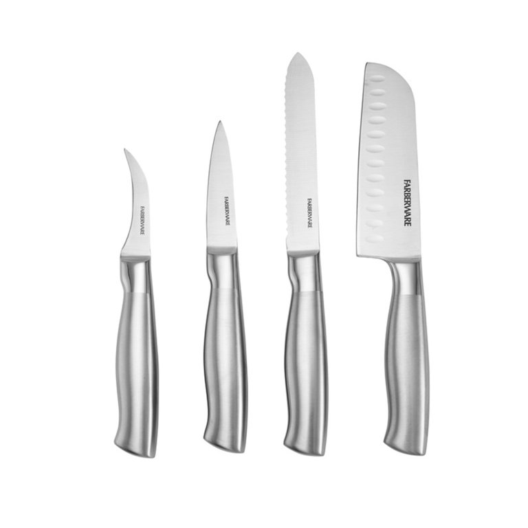 Farberware® Edgekeeper 18-pc. Forged Stainless Steel Knife Block Set with  Built-In Sharpener