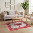 thumbnail image 3 of ODIKA 4'x6' Washable Area Rug Non-Slip, Chair-Friendly, Flatwoven Rug Schoolgirl Welcome Border Classroom Teacher Preschool School Pencil Refined for Home Office, Under Desk, 3 of 7