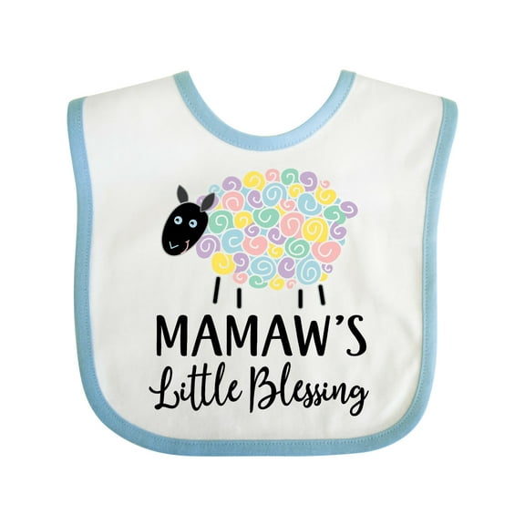 Inktastic Mamaw for Grandchild Girls Girls Baby Bib