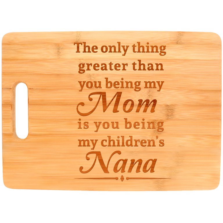 Personalized Cutting Board Mothers Day or Christmas Gift for Mom