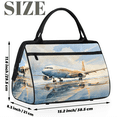 thumbnail image 2 of Herdesigns Airplane Airport Weekender Travel Duffel Bag Carry On Overnight Gym Hospital Bag Personal Item Travel Bag, 2 of 7