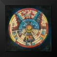 thumbnail image 2 of Rowan, Carol 12x12 Black Modern Framed Museum Art Print Titled - Kachina Basket, 2 of 5