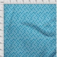 thumbnail image 4 of oneOone Silk Tabby Medium Blue Fabric Geometric Sewing Fabric By The Yard Printed Diy Clothing Sewing Supplies 42 Inch Wide, 4 of 4