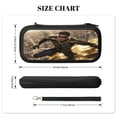 thumbnail image 4 of Black Gold King (2), Carrying Case For Nintendo Switch & OLED Version, Eva Lightweight Shockproof Protective Pouch Case for Game Console & Accessories with 10 Game Card Slot & Wristband, Black, 4 of 6