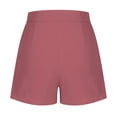 thumbnail image 4 of XIAfhje Shorts For Women Casual High Waist Shorts With Belt Lounge Shorts Comfy Summer Beach Linen Shorts Wide Leg Pants Casual Loose Shorts Chino Shorts, 4 of 5