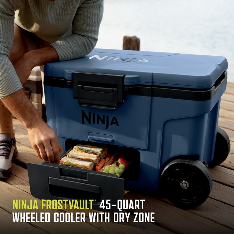 カイリュ— Ninja, Cooler, 45 Qt Wheeled Cooler with Cold Dry Zone - Walmart.com