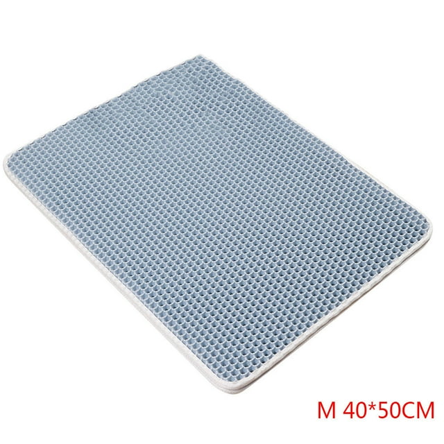 Pet litter Mat Double Layer Pad Home layer pet Large Flexible EVA Washable Pet Box Pan Cushion Odorless Rug