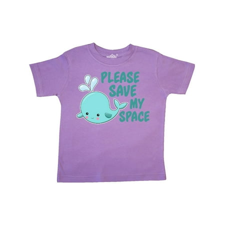 

Inktastic Save My Space National Oceans Month with Cute Whale Gift Toddler Boy or Toddler Girl T-Shirt