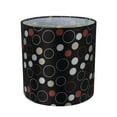 thumbnail image 5 of Aspen Creative 31232 Transitional Drum (Cylinder) Shaped Spider Construction Lamp Shade in Black, 8" wide (8" x 8" x 8"), 5 of 5