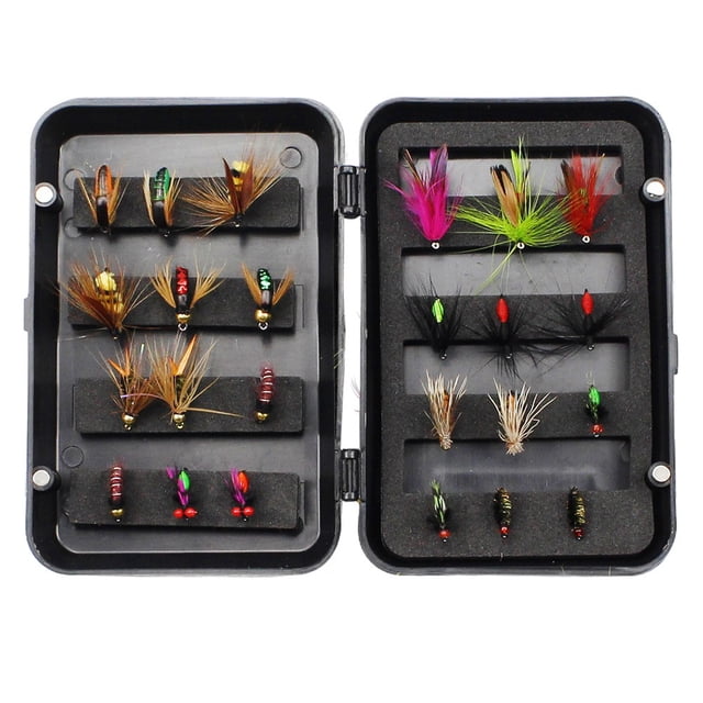 Fishing Fishing Flies Kit 32/24pcs Ants Baits Fishing Flies Kit Nymphs
