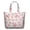 White-151, variant on Paisley Boho Design Vintage Travel Tote - Large Main Compartment & Side Pockets