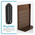 500 Pcs Hook Holder Peg Board Pegboard Hooks Retainers Clips Tip Cap