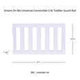 thumbnail image 4 of Dream On Me Universal Convertible Crib Toddler Guard Rail, 4 of 4