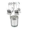 thumbnail image 1 of Spinning Tea Light Candle Holder Candle Tray Rotating Candlestick for Festive Wedding Cake, 1 of 9