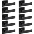 thumbnail image 1 of Breton Matte Passage Door Handle Modern Dcor Door Hardware Reversible Hall/Closet Door Handle Microban Embedded Finish, 1 of 10