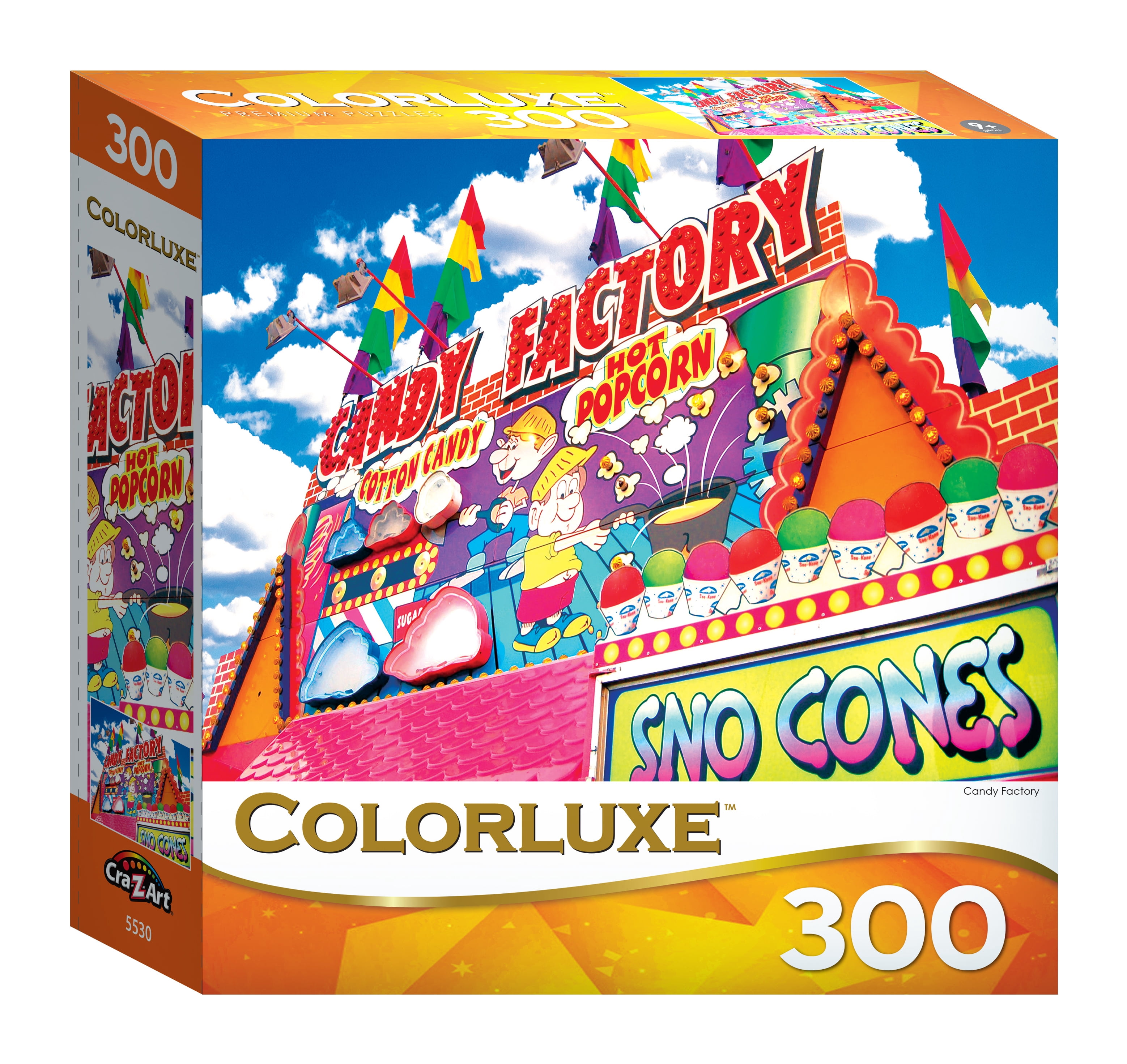 RoseArt Colorluxe 300 Piece Candy Factory Jigsaw Puzzle