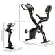 Soozier 2 in 1 Upright  Exercise Bike Stationary Foldable Magnetic Recumbent Cycling with Arm Resistance Bands Black - image 3 of 9