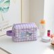 thumbnail image 1 of Bolsa de almacenamiento de Anime Kuromi Sanrio My Melody Kawaii Cinnamoroll Pochacco de dibujos animados, artículos de tocador de viaje, bolsas de maquillaje, juguetes para niñas, regalos gym unisex, 1 of 2