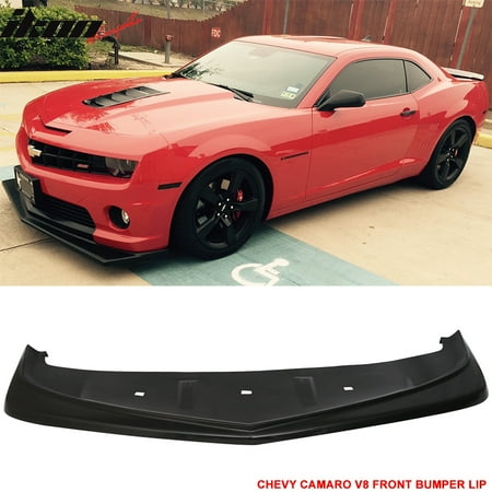 - Fits 10-13 Camaro V8 Z28 Look Style Front Bumper Lip Lower Spoiler Urethane PU