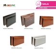 thumbnail image 4 of Plafones Lineales PANEL DECORATIVO MADERA AVELLANA 1m2 Con material de instalación, 4 of 5