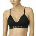 thumbnail image 2 of DKNY Women's Seamless Bralette 2-PACK (Black / Glow, Medium), 2 of 6