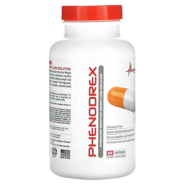 Metabolic Nutrition Phenodrex, 60 Capsules - Walmart.com