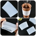 thumbnail image 4 of 9 Pcs Anti-scald Cup Cover Glass Mug Holder Espresso Travel White, 4 of 6