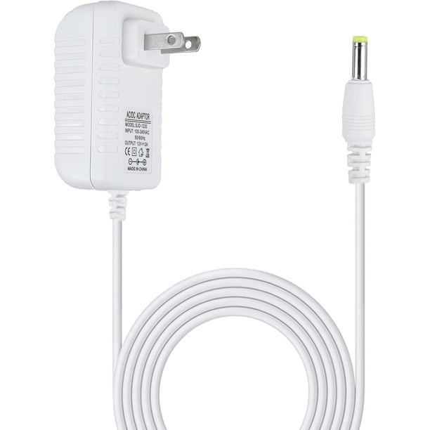 Adaptr de Corriente de 15W para Echo Dot (3ª, 4ª, 5ª Gen) y Echo Pop, Altavoz Inteligente y TV Cube - Cable de Enchufe de Pared Blanco de 2 Metros