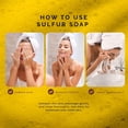 thumbnail image 3 of Pili Natural Sulfur Soap Bars (3 Pack) Jabón de azufre - Deep Cleansing and Oil-Control Formula for All Skin Types - Maintain Healthy Skin - 3-Pack, 3 of 9