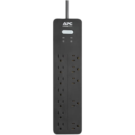 UPC: 0731304335948 | APC 12-Outlet Surge Protector Power Strip 2160 Joules  SurgeArrest Home/Office (PH12)