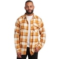 thumbnail image 4 of Bobcat Men's Flannel Shirt - Micro Polar Woven Long Sleeve Button Down Shirts for Men (Sizes: S-XL), 4 of 7