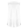 thumbnail image 5 of Abomasnow Plus Size Tank Tops for Women Loose Fit Sleeveless Crew Neck Long Vests Women's Summer Tanks White 4X, 5 of 5