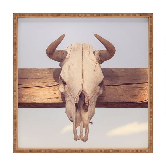 Society6 Ann Hudec Relic of the West 16" x 16" Square Large Bamboo Tray