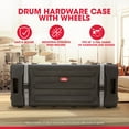 thumbnail image 3 of SKB Drum Hardware Case with Wheels, Durable Polyethylene Mobile Storage, Black, 3 of 11
