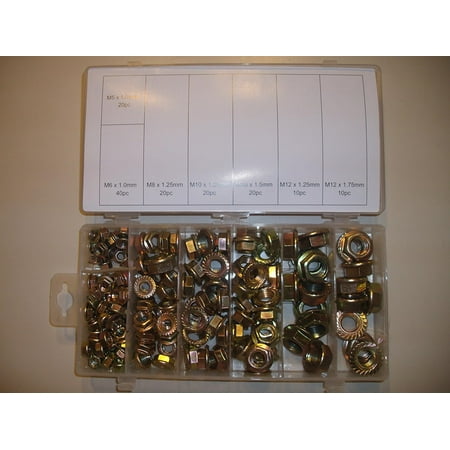 

140pc G GOLD NUT METRIC ASSORTMENT WASHER BOLT FNA-140