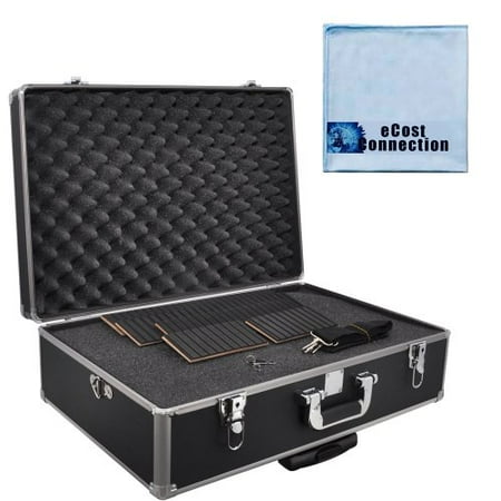 Semi Hard Camera Case - Extra Large Hard Camera Equipment Case (Fits Camera, Lenses & More...) For Canon, Nikon, Sony, Samsung, Olympus & Pentax + Microfiber Cloth