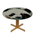 Bear Round Tablecloth 100 Polyester Fiber Table Linens Various Sizes