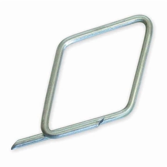 Diamond Fastener, Gray, Steel, Diamond Fastener, Galvanized 100 PK