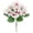 Pink, variant on Kitecy Artificial Outdoor Flowers Faux Bouquets Flowers Fake Plants for Wedding Bouquet Home Party Indoor Table Hotel Office Vases Floral Arrangements Outdoor Garden Decor, Dark Purple