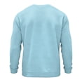 thumbnail image 4 of Oazcsf Mens Waffle Long Sleeve Shirt Knit Thermal Pullover Sweater Crew Neck Lightweight Fall Underwear Winter Basic Big and Tall Men's Tops, 4 of 5