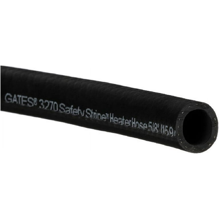 Safety Stripe Standard Straight Heater Hose - 6ft EPDM Hose, SAE 20R3 Rated, -40°F To +257°F