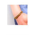 thumbnail image 3 of Pulsera Esclava Xtellar 13mm Grueso Cubano Eslabón Acero, 3 of 3