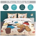 thumbnail image 5 of The Cuphead Show 3-Piece Bedding Set Warm And Comfortable Soft Duvet Cover Bed Set with 1 Duvet Cover And 2 Pillowcases for Boys Girls Kids Adult Bedroom All Season 102"x90", 5 of 8