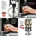 thumbnail image 3 of OGGI Professional 6-Bottle Revolving Liquor Dispenser, Stainless Steel, 3 of 7