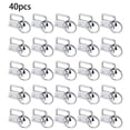 thumbnail image 4 of 40Pcs/Set Key Fob Hardware Wristlet Keychain Hand Craft Making Bag Wristlets Supplies Embroidery Tail Clip with Key Rings Bag Parts Accessories, 4 of 9