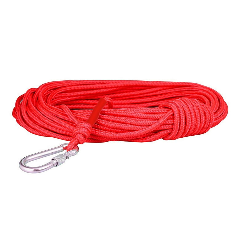 20 Meters Emergency Escape Rope With Climbing Buckle Fishing