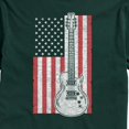 thumbnail image 2 of Instant Message - USA Flag Guitar  - Men's Short Sleeve Graphic T-Shirt, 2 of 6